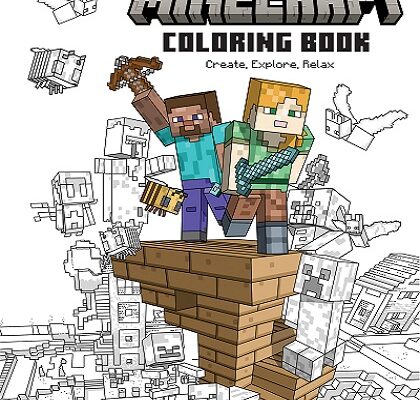 The Official Minecraft Coloring Book Allows You to Relax and Create