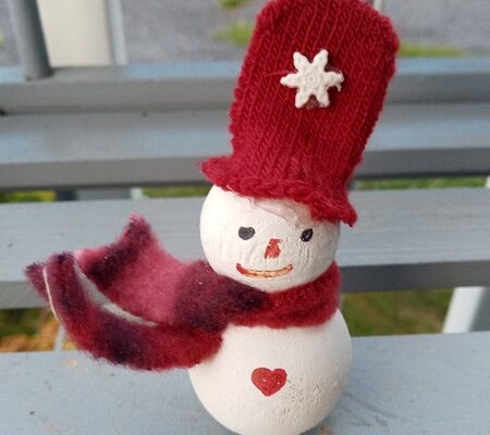 Easy Wood Snowman Winter Decorations