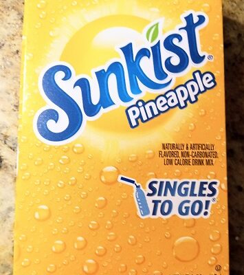 Sunkist Pineapple Singles-to-Go Drink Mix