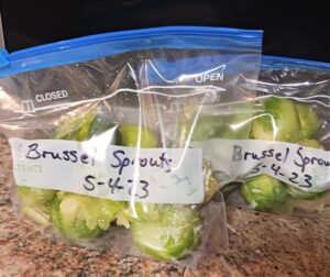 How to Freeze Fresh Brussel Sprouts