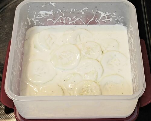 Grandma’s Old-Fashion Creamy Cucumber Salad Recipe