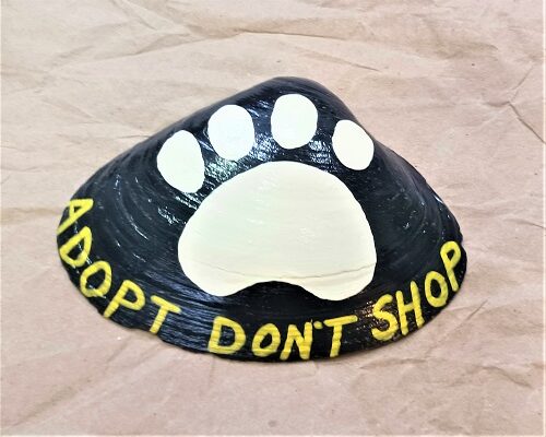 Adopt Don’t Shop Painted Seashells for Pet Lovers