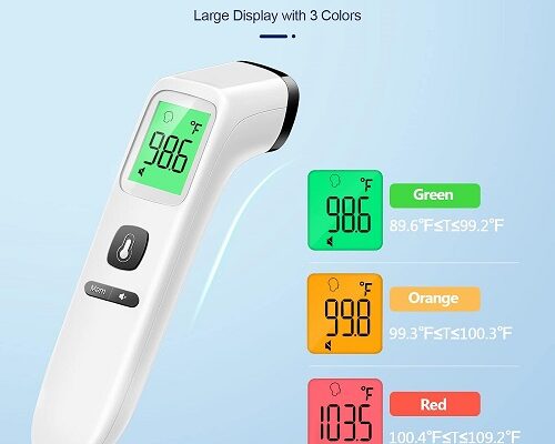 Non-Contact Digital Infrared Thermometer with 1 Second Results