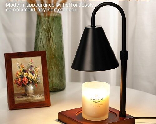 Electric Candle Warmer Dimmable Lamp with Timer