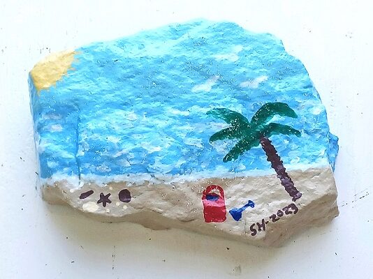 Vacation Memories Beach Themed Painted Rocks