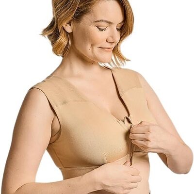 Tommie Copper Shoulder Support Bra with Zipper