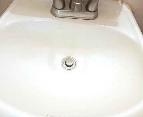 Use Dawn Platinum Powerwash Dish Spray to Clean Hard Water Sink Stains