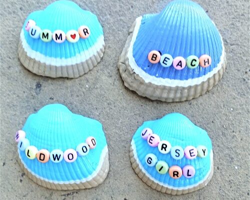 Wildwood New Jersey Beach Painted Seashell Designs