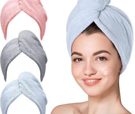 Dry Your Hair Faster with Microfiber Hair Towels