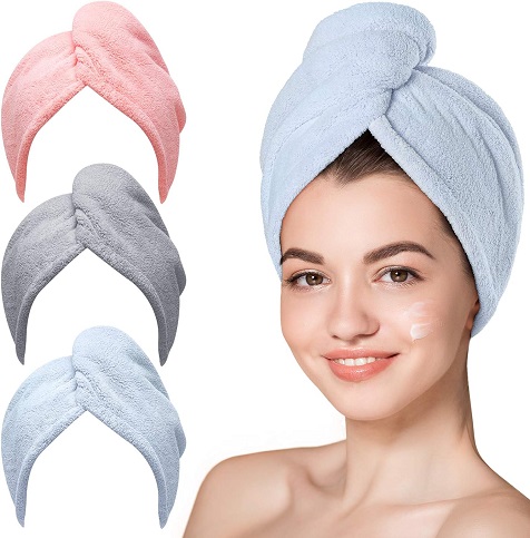 Dry Your Hair Faster with Microfiber Hair Towels