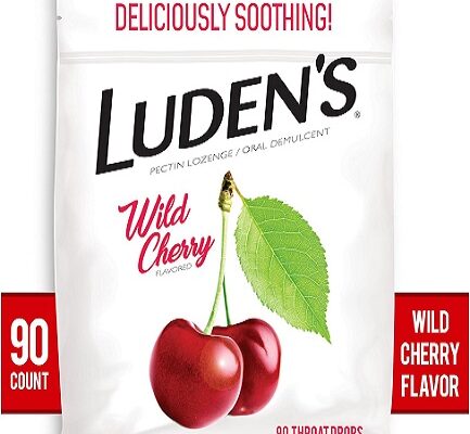 Luden’s Wild Cherry Throat Drops Soothe Sore Throats