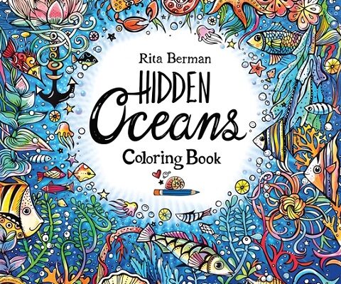 Hidden Oceans Coloring Book by Rita Berman