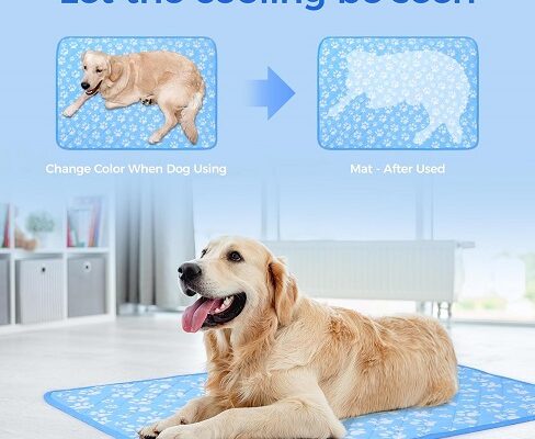 Rywell Self-Cooling Mat for Cats, Dogs and Pets