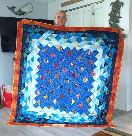 Coastal Beach Quilt Blanket