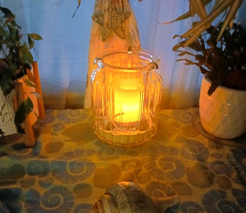 How to Make a Coastal Cottage Candle Lantern
