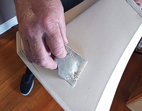 How to Clean Dust and Pet Hair from Fabric Covered Lampshades