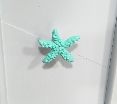 Coastal Beach Starfish Cabinet Knobs