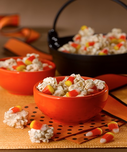 Halloween Popcorn Snack Mix Recipe