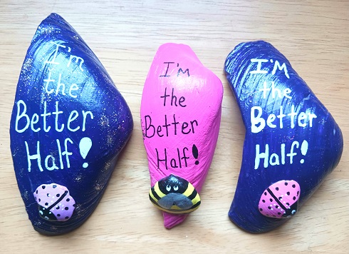 Painting and Decorating Broken Clam Shells Seashell Designs