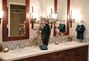 Why Double Sink Vanities Make Busy Bathrooms Work Better - The Classy Chics