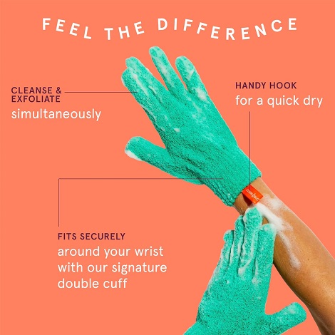 Clean Logic CleanLogic Exfoliating Bath and Shower Gloves