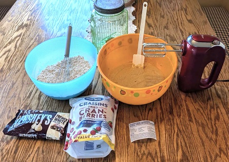 Craisins Dried Cranberries Oatmeal Chocolate Chip Cookies Recipe