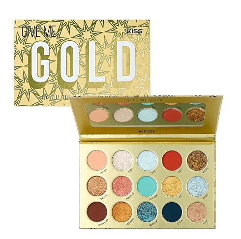 Kiss NEW YORK Professional Eyeshadow Palette with Glitter