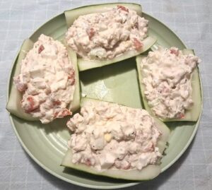 Cucumber Tuna Salad Boats Recipe
