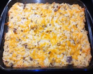 Hamburger Hash Brown Casserole Recipe