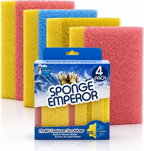 Pinguino Multi-Texture Sponge Emperor Scrubber