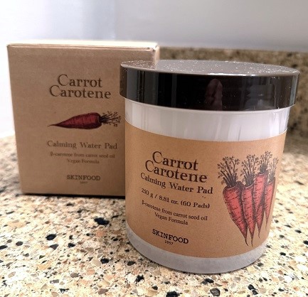 SKINFOOD’s Carrot Carotene Calming Water Pads